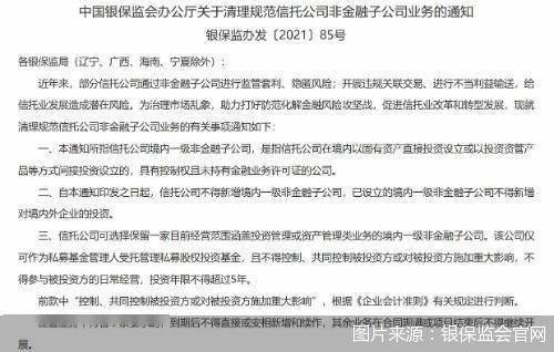 信托公司非金融子公司业务清理规范倒计时 压缩层级、规范业务，受托管理股权投资基金纳入焦点